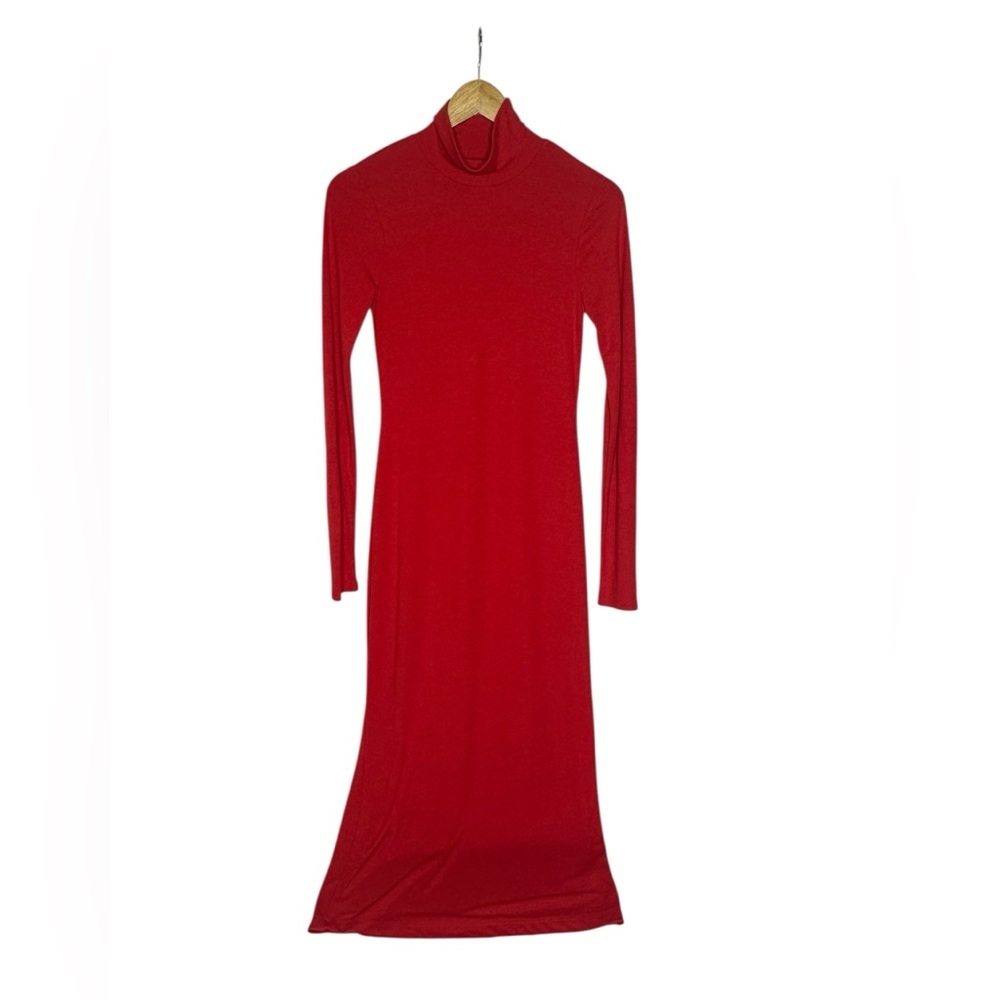 NEW Free People Free-EST Good Feels Mockneck Midi Dress xs - Picture 3 of 10
